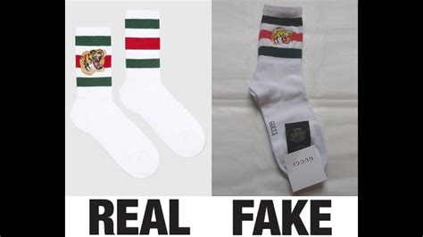 real vs fake gucci socks|Gucci Authentication Fake vs Real Guides (How To).